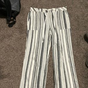 Land n’ Sea Striped Linen Beach Pants